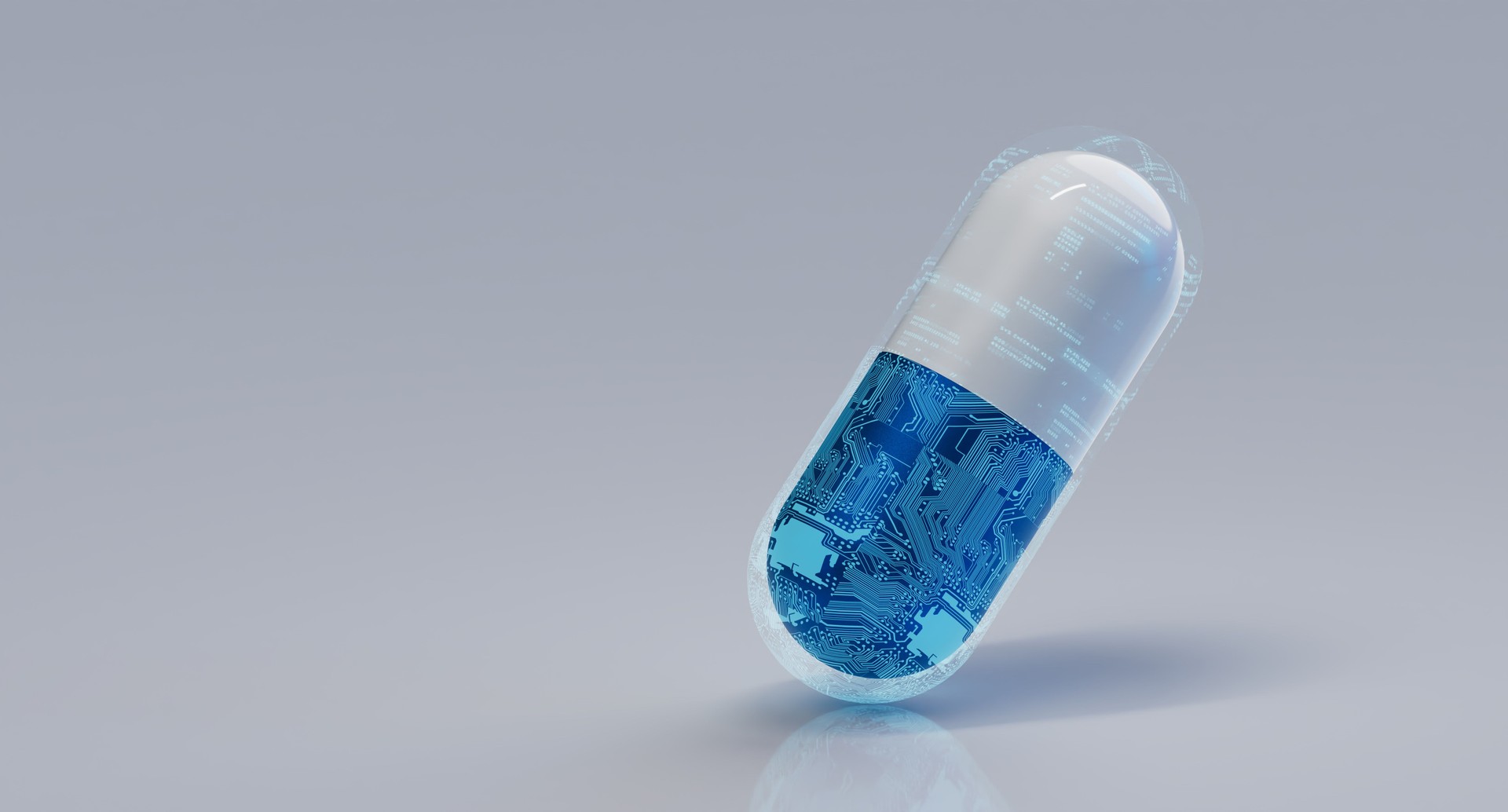 Health Care Medicine Advanced Innovation Technology Pill 3d illustration